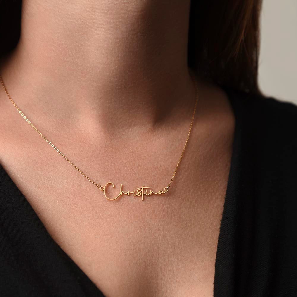 Custom Name Necklace, Personalized Name Necklace, Birthday Gift for Her