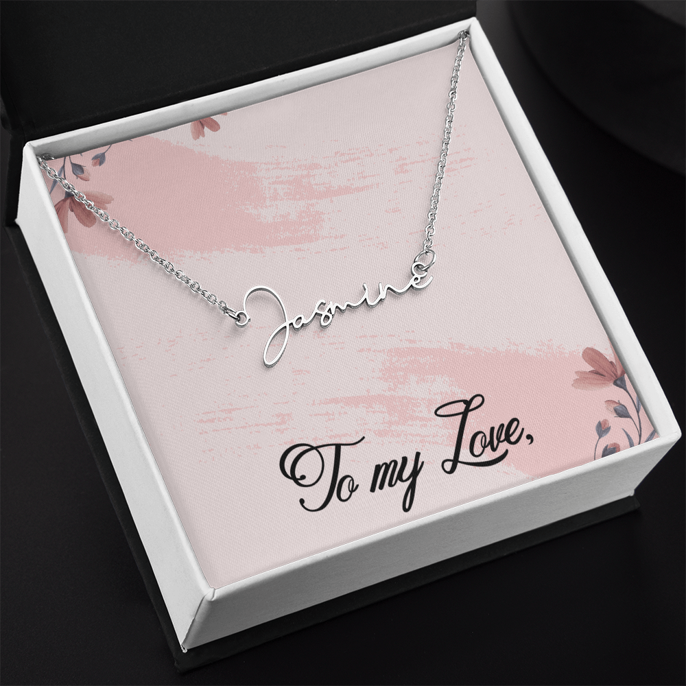 Custom Name Necklace, Personalized Name Necklace, Birthday Gift for Her