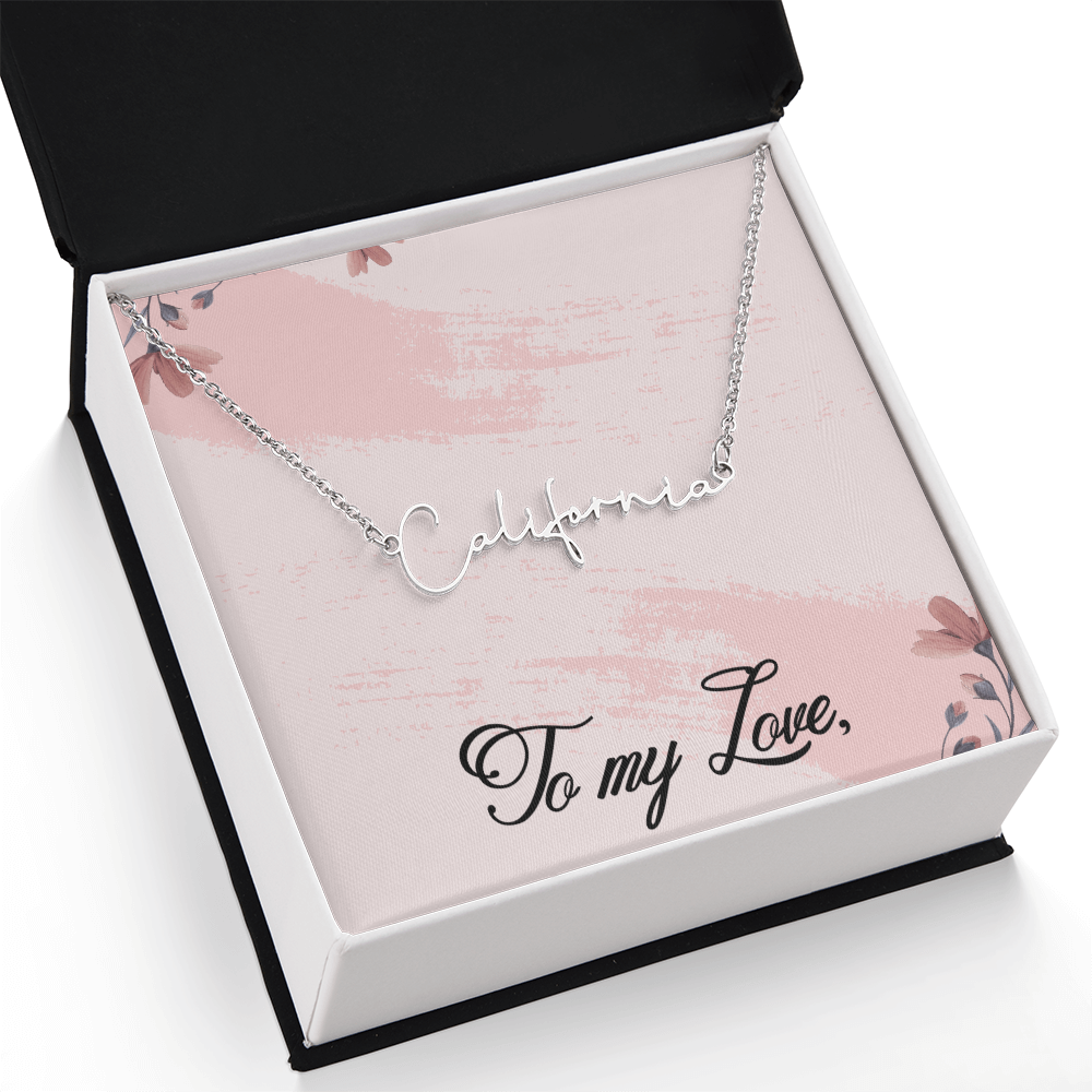 Custom Name Necklace, Personalized Name Necklace, Birthday Gift for Her