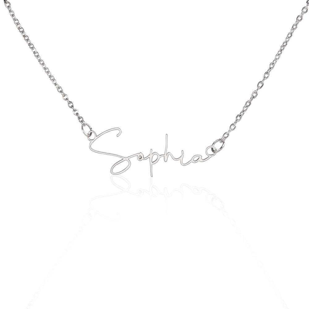 Custom Name Necklace, Personalized Name Necklace, Birthday Gift for Her