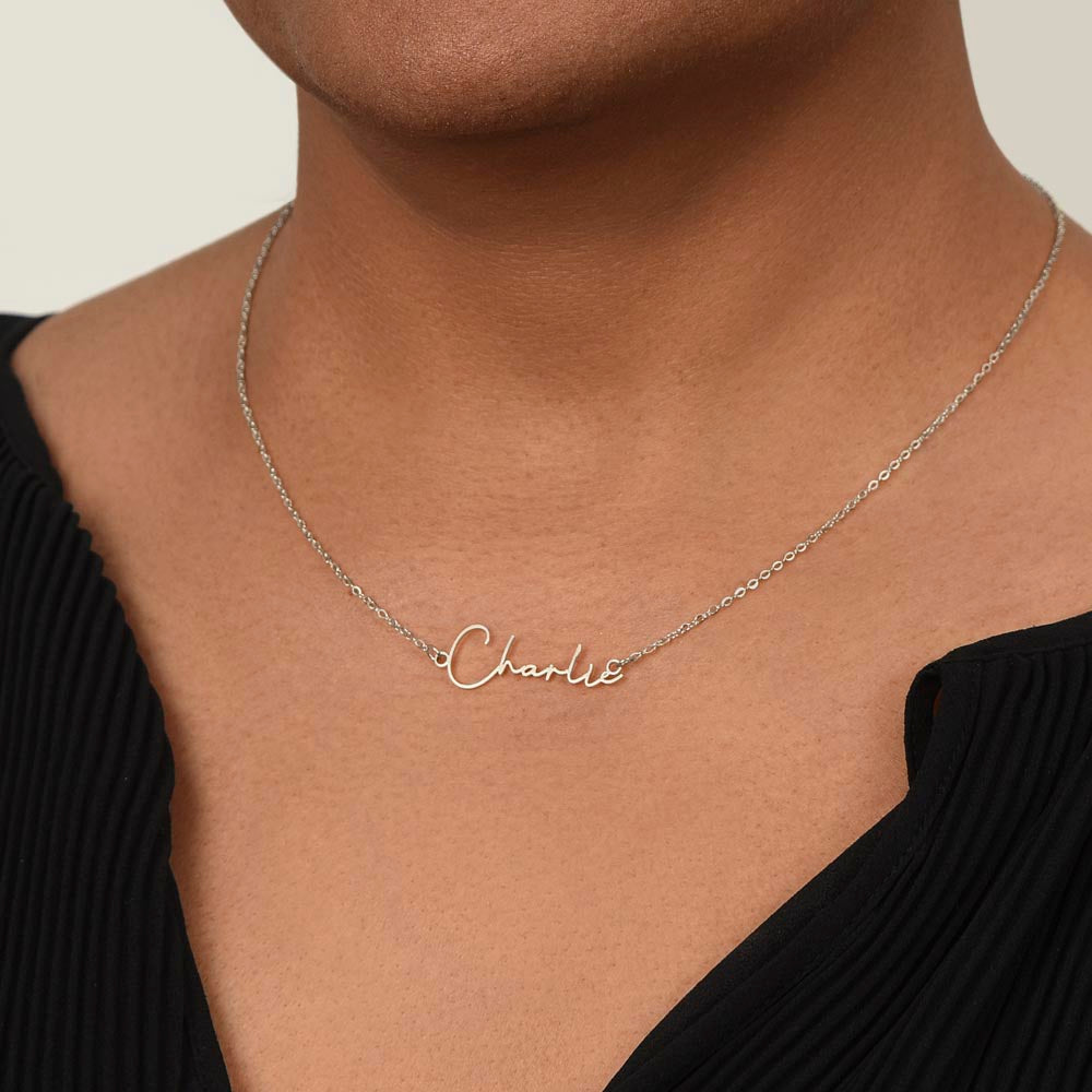 Custom Name Necklace, Personalized Name Necklace, Birthday Gift for Her