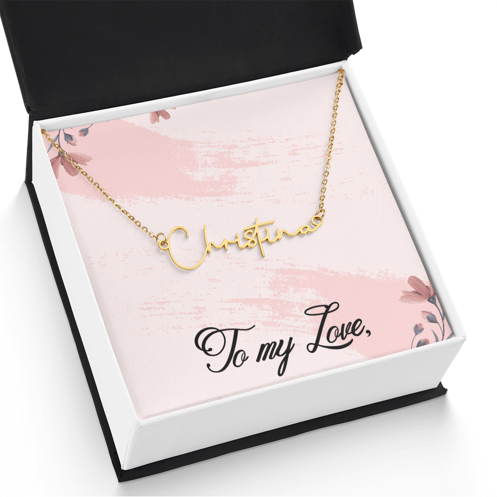Custom Name Necklace, Personalized Name Necklace, Birthday Gift for Her