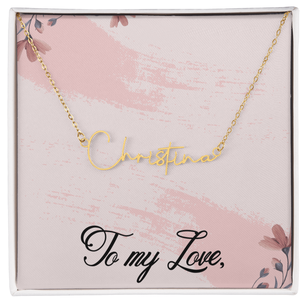 Custom Name Necklace, Personalized Name Necklace, Birthday Gift for Her