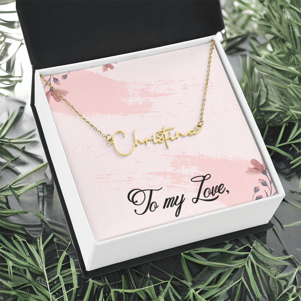 Custom Name Necklace, Personalized Name Necklace, Birthday Gift for Her