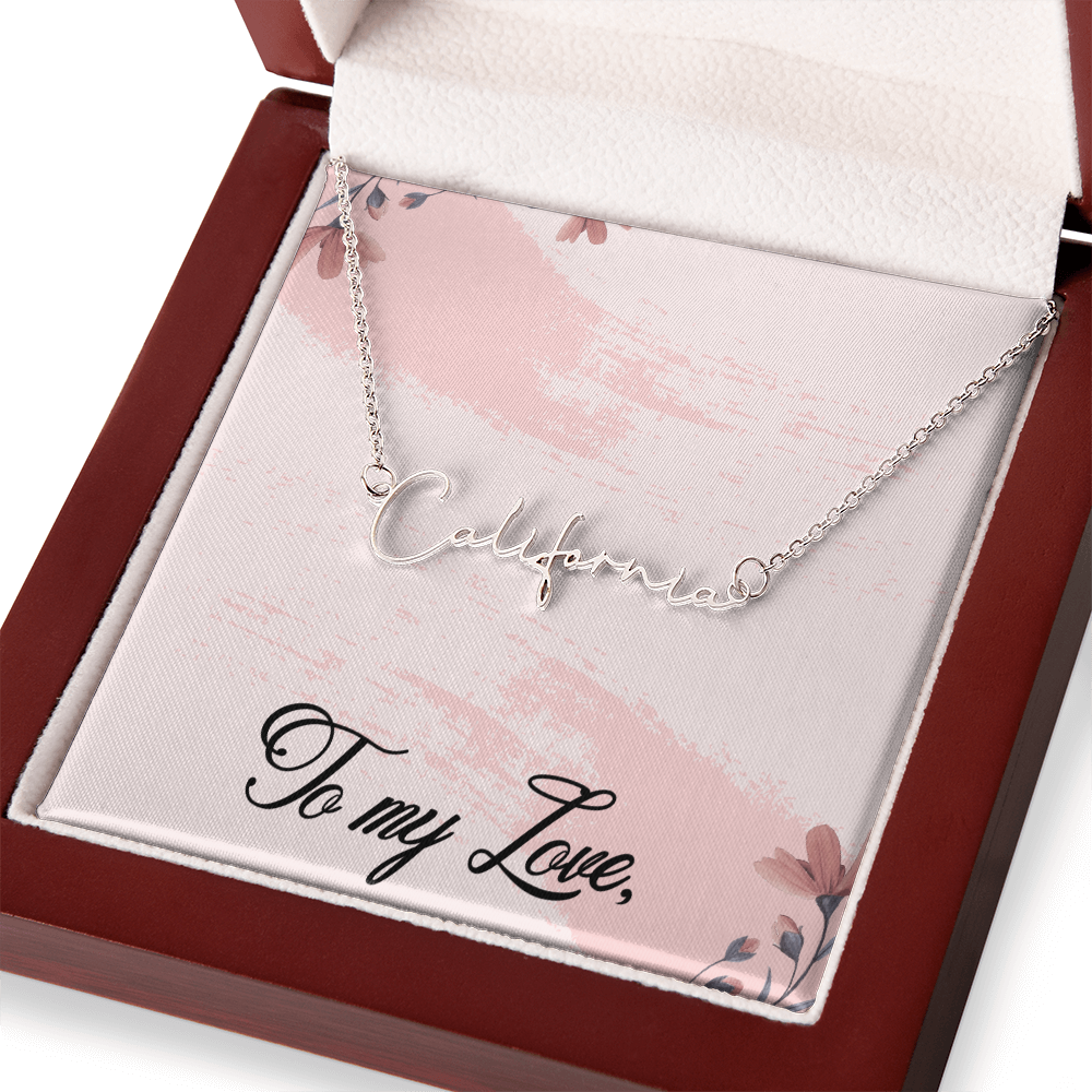Custom Name Necklace, Personalized Name Necklace, Birthday Gift for Her