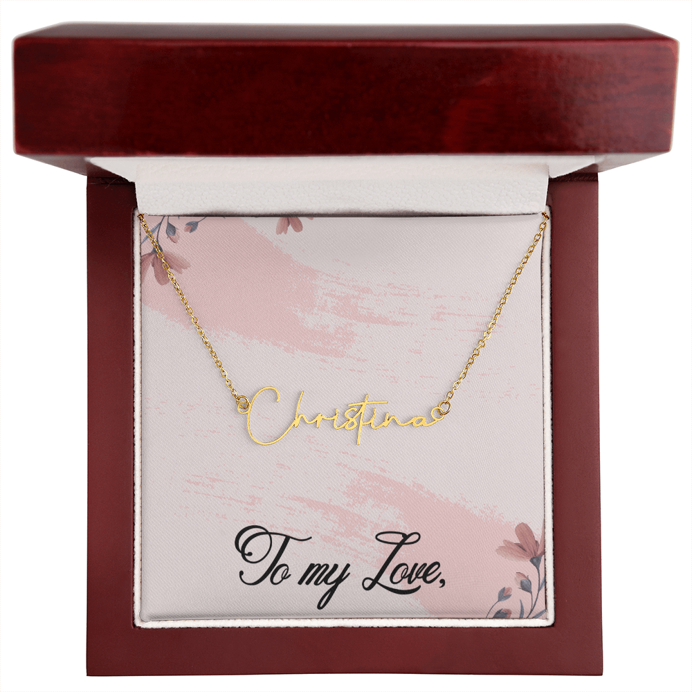 Custom Name Necklace, Personalized Name Necklace, Birthday Gift for Her