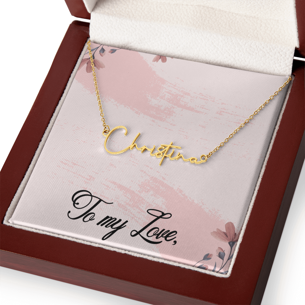 Custom Name Necklace, Personalized Name Necklace, Birthday Gift for Her