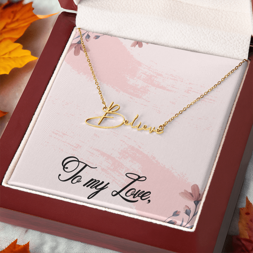 Custom Name Necklace, Personalized Name Necklace, Birthday Gift for Her